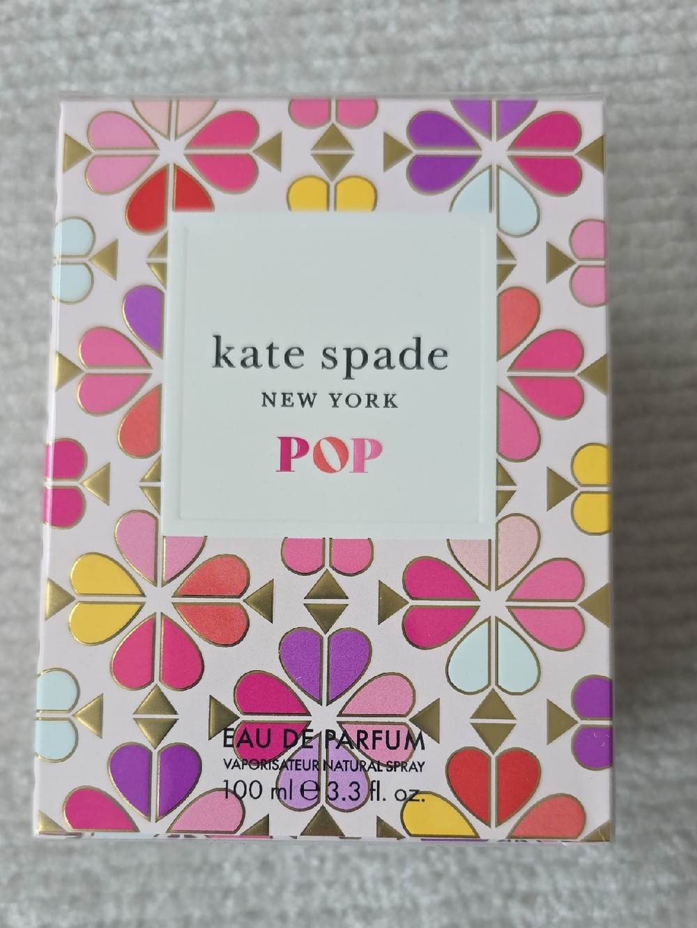kate spade POP Eau de Parfum - Pink Floral Packaging
